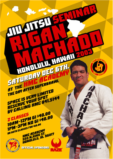 Rickson Gracie Seminar April 7th & 8th – Valente Brothers